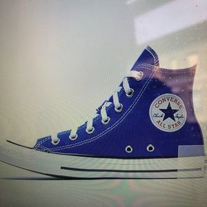 High top blue converses